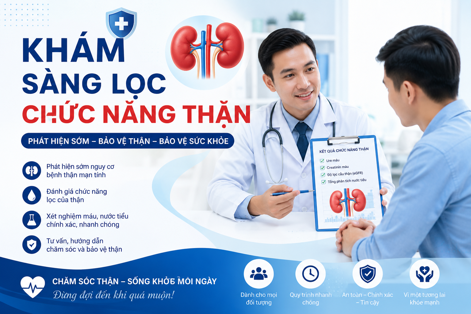 Khám Sàng Lọc Chức Năng Thận Bình Minh Vĩnh Long